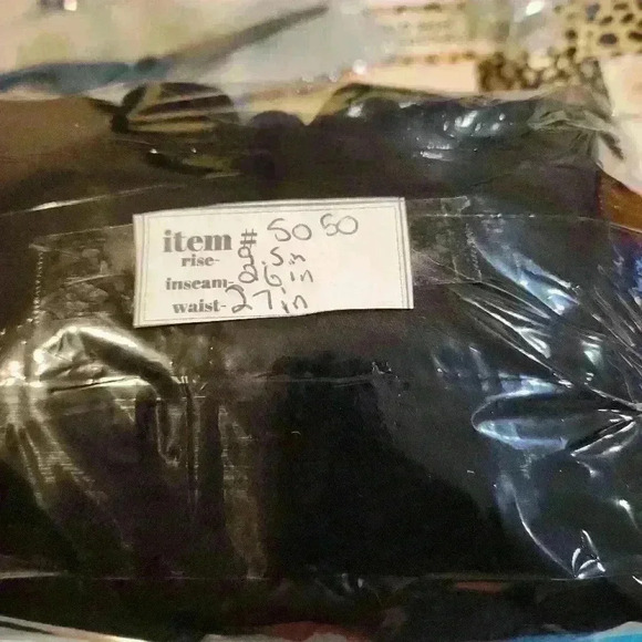 P5050 carmar Los Angeles black with white full zip leg size 27 - Picture 7 of 7